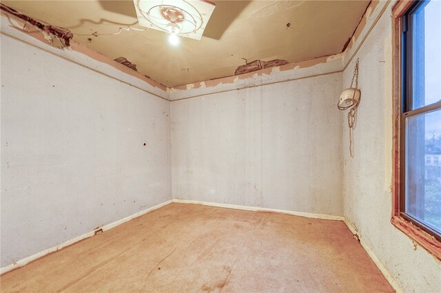 empty room with carpet flooring