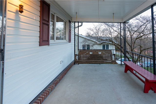 view of patio / terrace featuring a porch