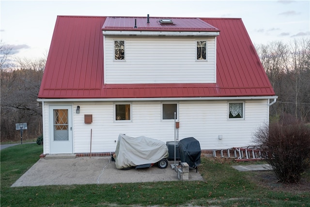 view of rear view of property