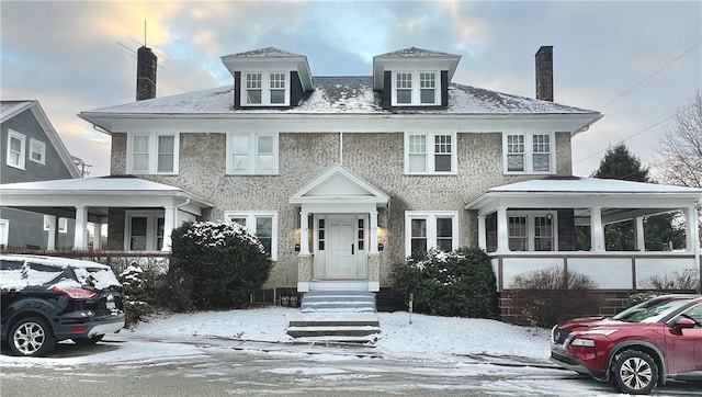 view of front of home