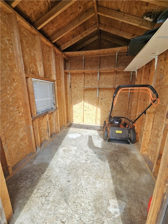 view of storage room