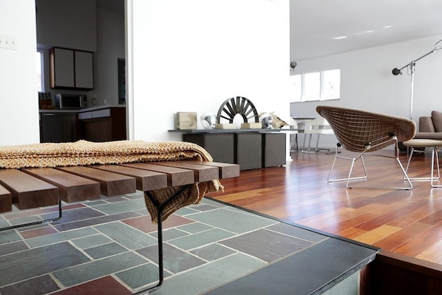 101 Point Breeze Pl, Point Breeze, PA 15208 - living room featuring wood finished floors