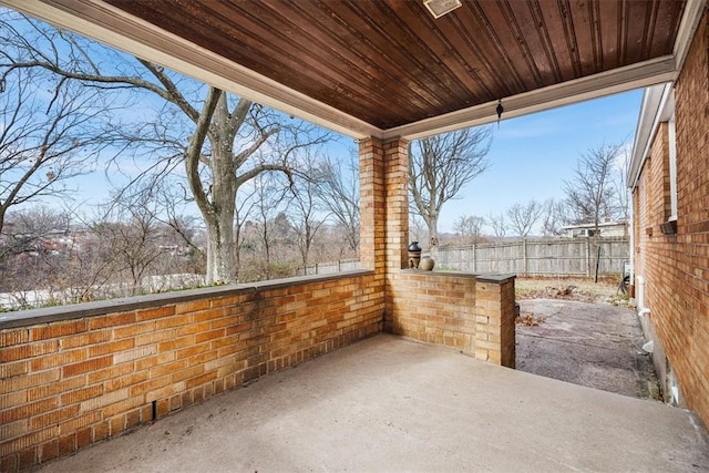 view of patio / terrace