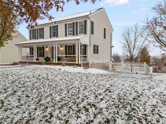 view of front of property