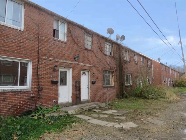 view of rear view of property