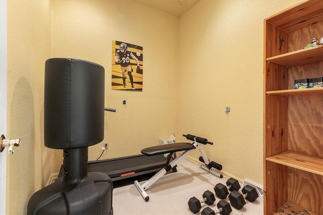 view of exercise room