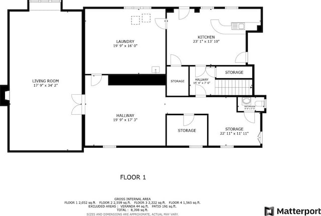 705 E Beau St E, Washington Boro, PA 15301 - view of home floor plan