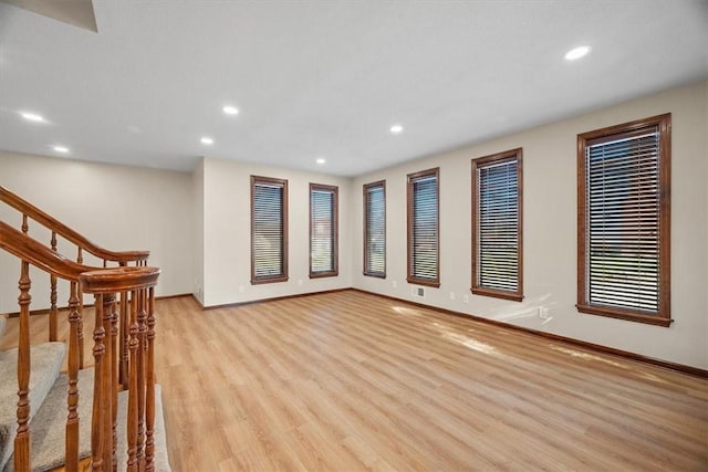 interior space featuring light hardwood / wood-style floors