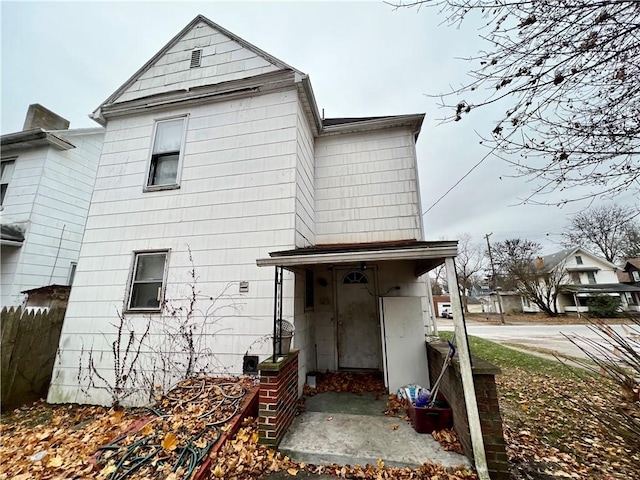 view of rear view of house