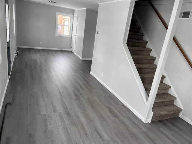 interior space featuring hardwood / wood-style flooring