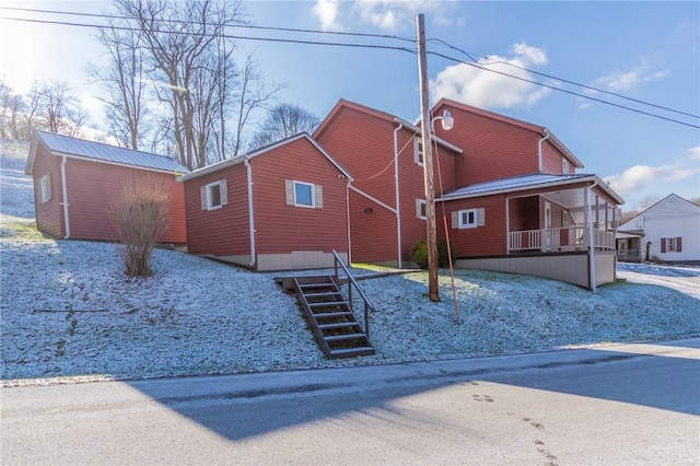 571 Kaylor Frogtown Rd, Bradys Bend Twp, PA 16025 - view of front facade featuring stairs