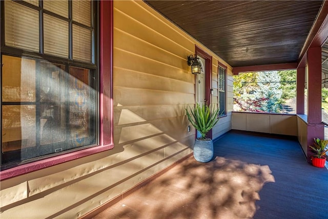 view of patio / terrace with covered porch