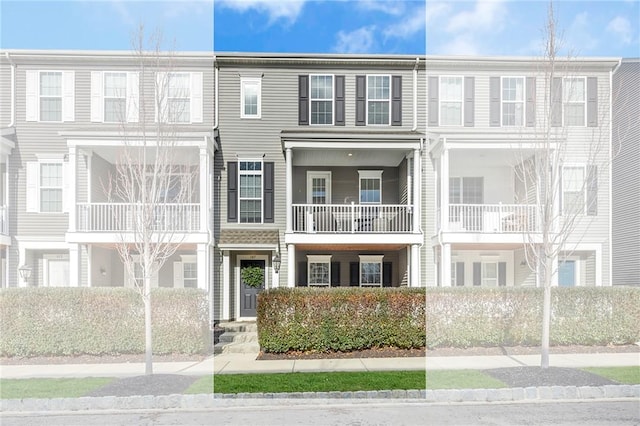 view of townhome / multi-family property