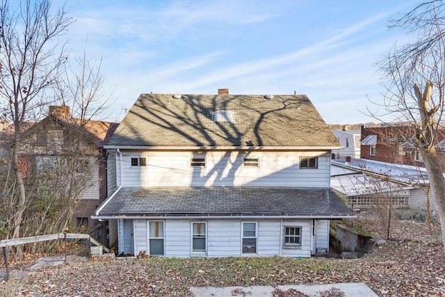 view of rear view of property