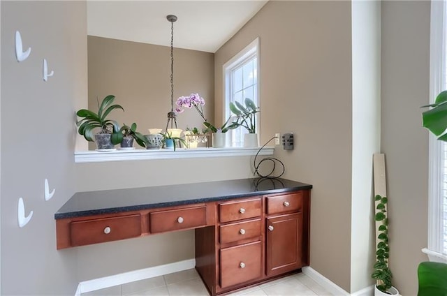 interior space featuring tile patterned floors