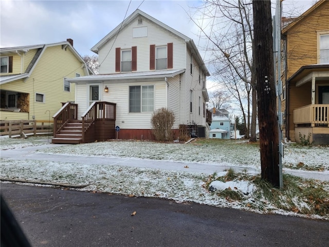 view of front of home