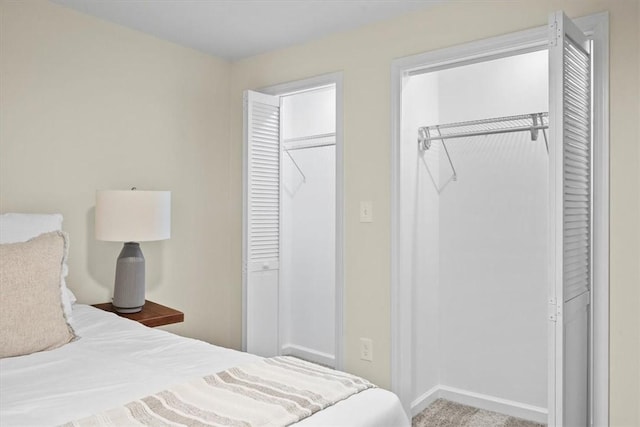 bedroom featuring carpet floors