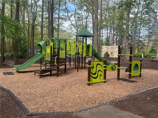 view of play area