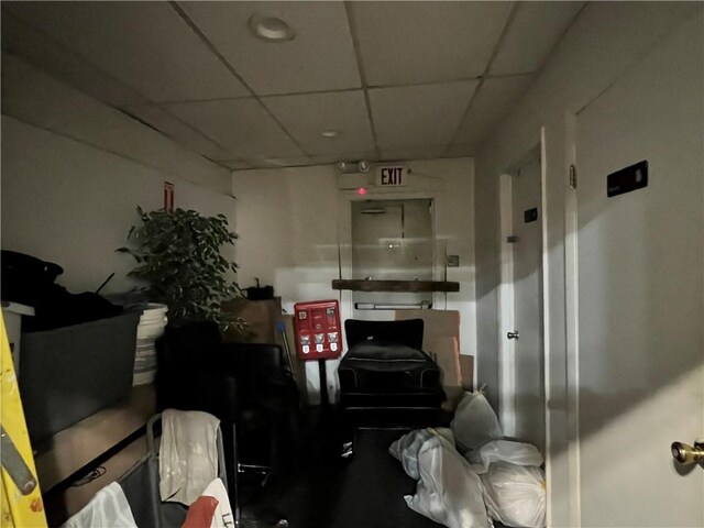 view of storage room