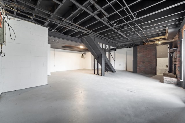 727 Scenery Dr, Elizabeth Twp/Boro, PA 15037 - basement with stairs
