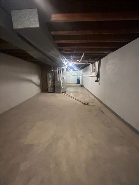 view of basement