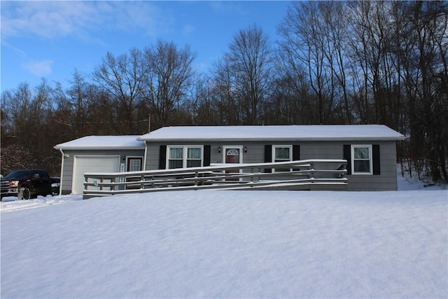 view of ranch-style home