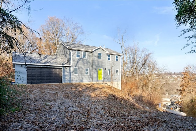 front facade featuring a garage