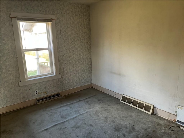 spare room with carpet floors