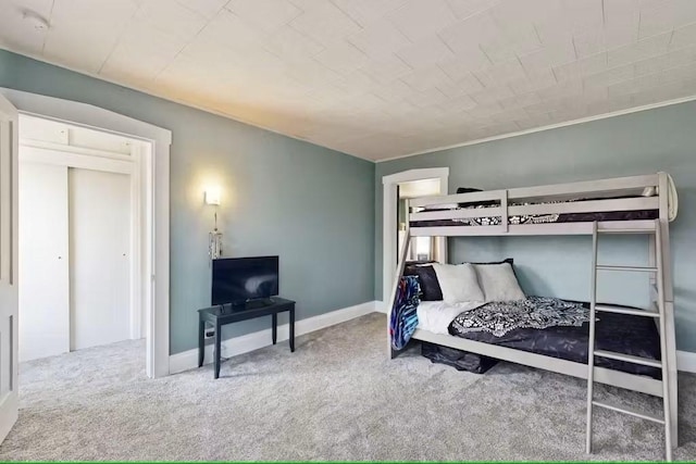 bedroom with carpet flooring