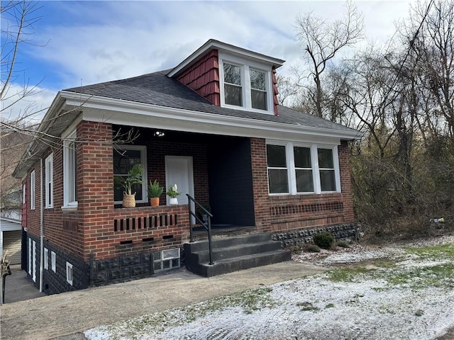 view of bungalow