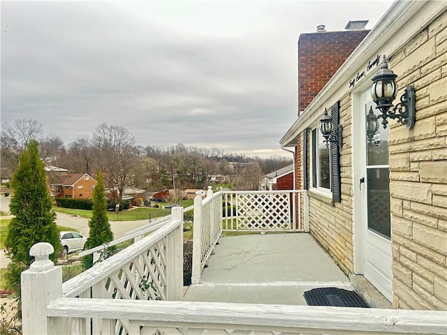 balcony with a porch