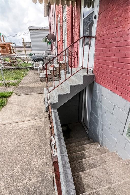 view of staircase