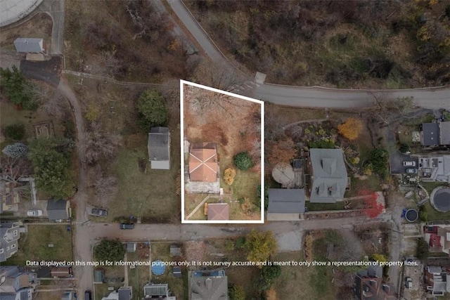 2035 Biggs Ave, Fineview, PA 15214 - aerial view of property's location featuring property parcel outlined