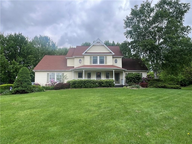 1236 Brandywine Dr, Hermitage, PA 16148 - victorian home featuring covered porch and a front yard