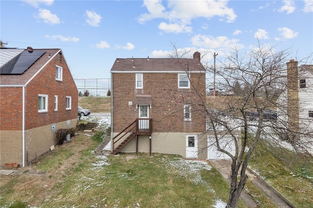 view of rear view of property