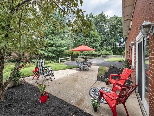 view of patio / terrace