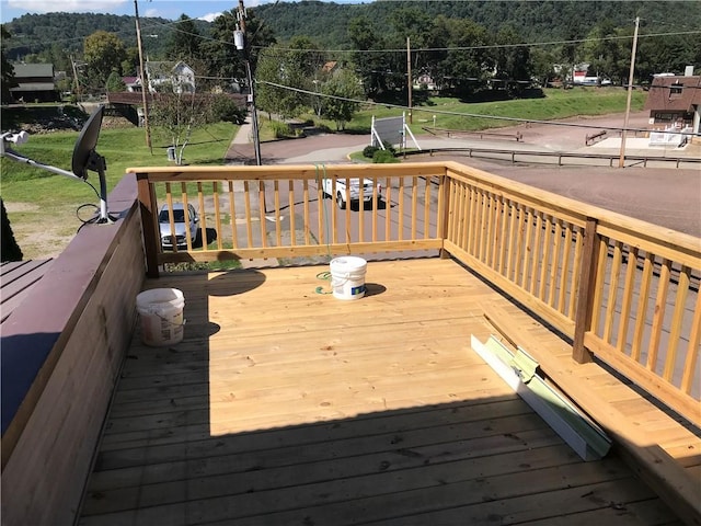 115 Ross St, Confluence Boro, PA 15424 - deck with a forest view