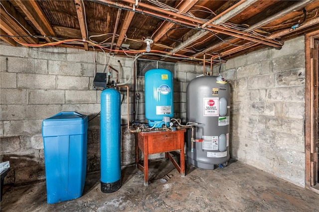 utilities featuring water heater