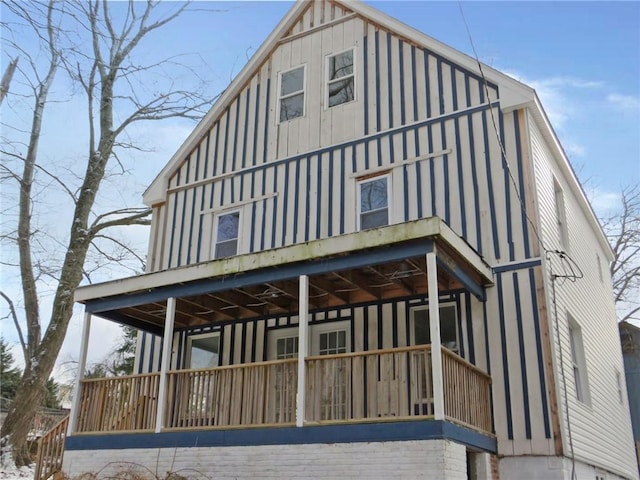 view of rear view of house