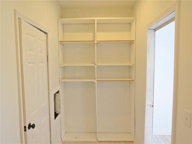 view of closet