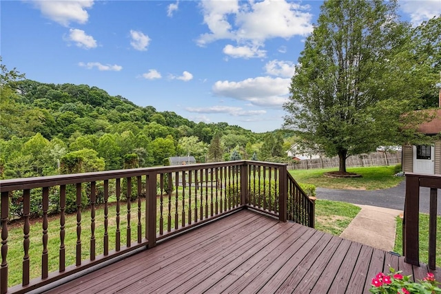 view of deck