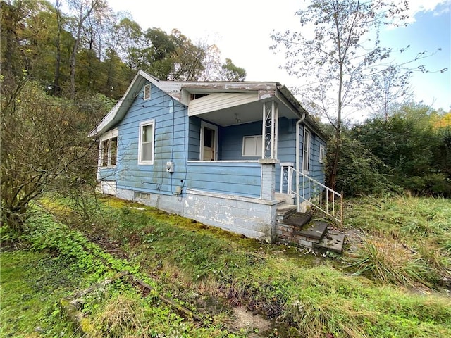 view of front of home