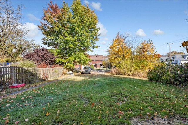 view of yard