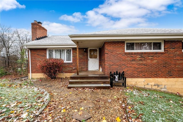 view of front of home