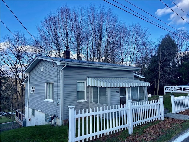 view of bungalow