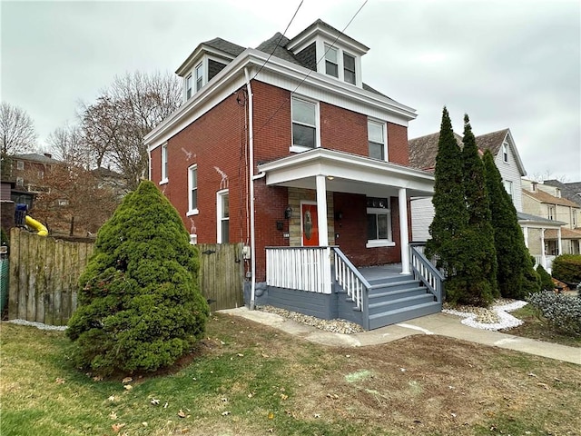 view of front of property