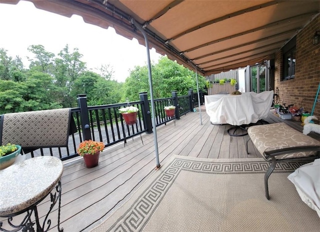 view of deck