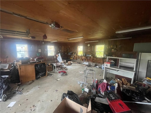 miscellaneous room featuring concrete flooring