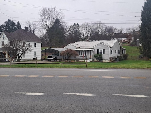 view of road