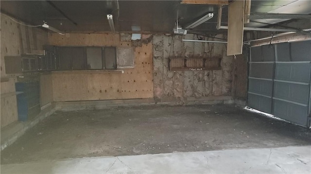 view of basement